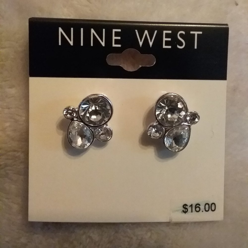 Nine West Rinestone Post Earrings